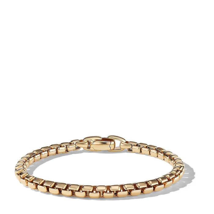 Bracelets David Yurman Box Chain Bracelet in 18K Yellow Gold 5mm