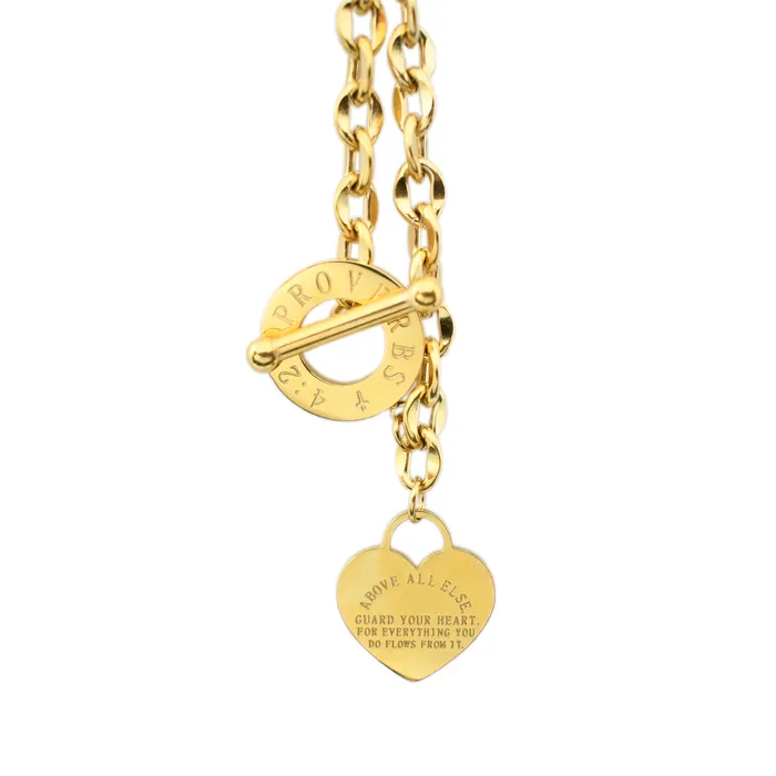 Bracelets Forever Truth Above All Else Heart Charm Bracelet
