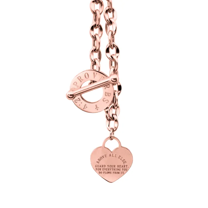Bracelets Forever Truth Above All Else Heart Charm Bracelet