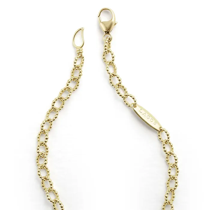 Bracelets LAGOS Signature Caviar 18K Gold Petite Link Bracelet