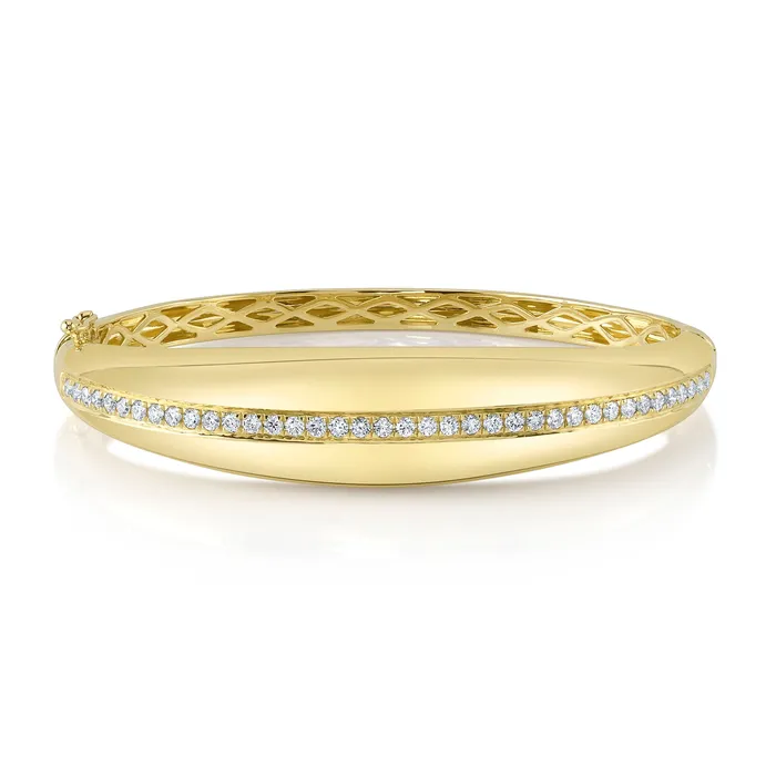 Bracelets SHY CREATION Tapered Diamond Bangle