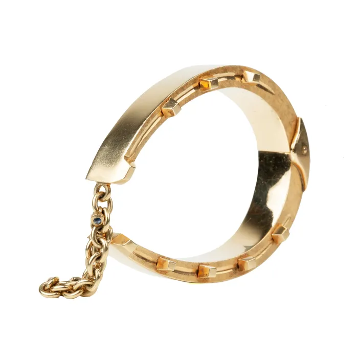 Bracelets Victorian Era Gold Horseshoe Bracelet Bell Bird Antiques