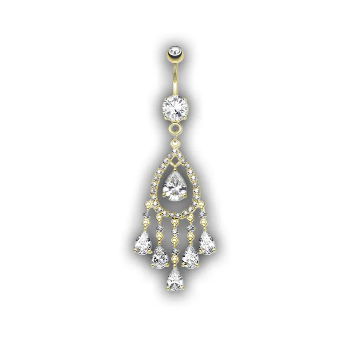Chandelier Belly Ring ShopSheAte Rings