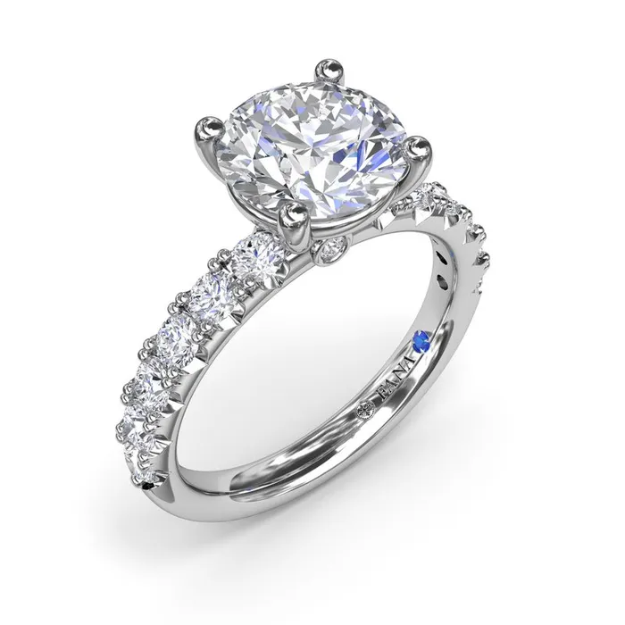 Classic Solitaire Diamond Engagement Ring FANA Rings