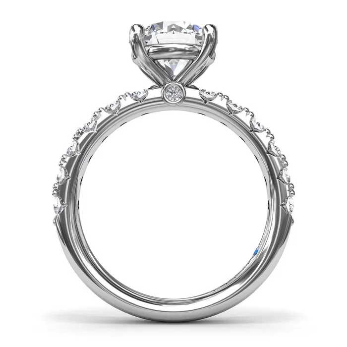 Classic Solitaire Diamond Engagement Ring FANA Rings