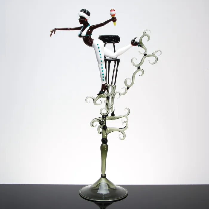 Cristina Sfriso Rings Burlesque Nasha Unique Piece Murano Glass