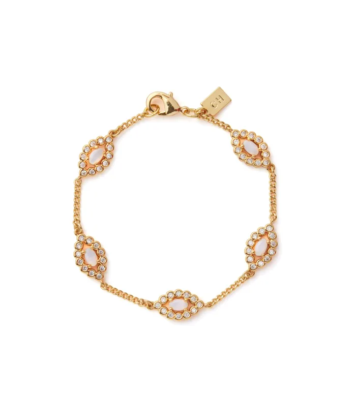 Crystal Haze Jewelry Bracelets Evil Eye bracelet Opal