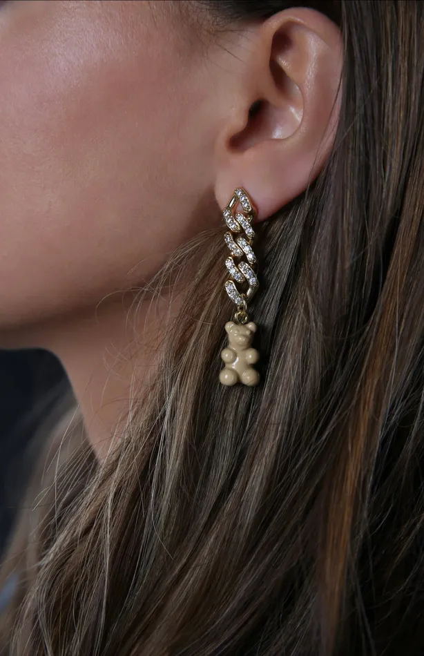 Crystal Haze Jewelry Earrings Salt Caramel Nostalgia Earring