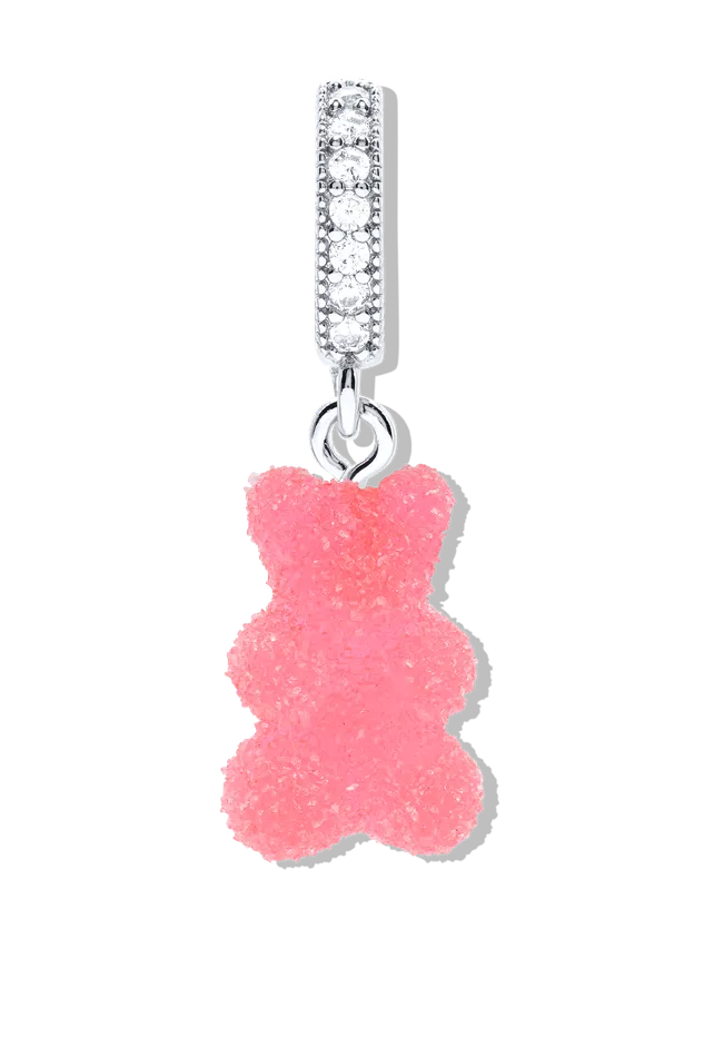 Crystal Haze Jewelry EU Rings Fizzy Nostalgia Bear Pave connector Silver plated Cherry Crystal Haze Jewelry EU Rings Fizzy Nostalgia Bear Pave connector Silver plated Cherry