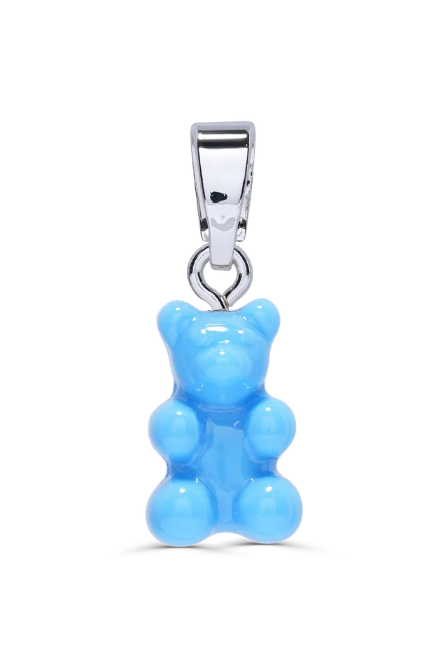 Crystal Haze Jewelry Rings Nostalgia Bear Classic Connector Silver plated Sky Blue Crystal Haze Jewelry Rings Nostalgia Bear Classic Connector Silver plated Sky Blue