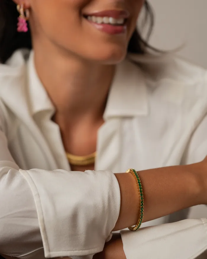 Crystal Haze Jewelry Serena bracelet Emerald Bracelets
