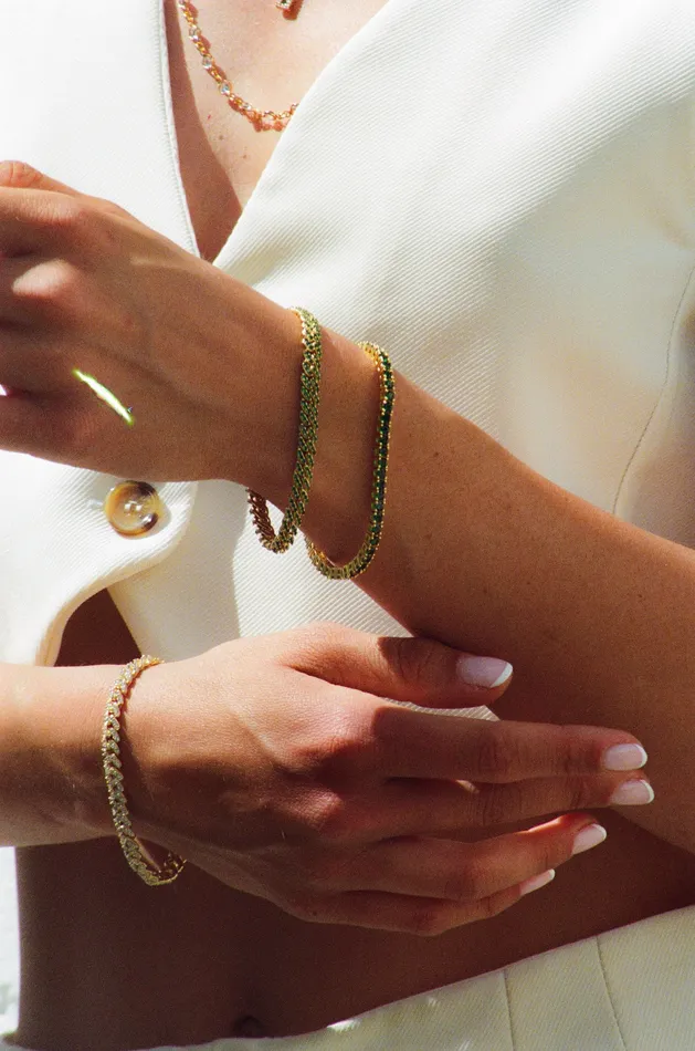 Crystal Haze Jewelry Serena bracelet Emerald Bracelets