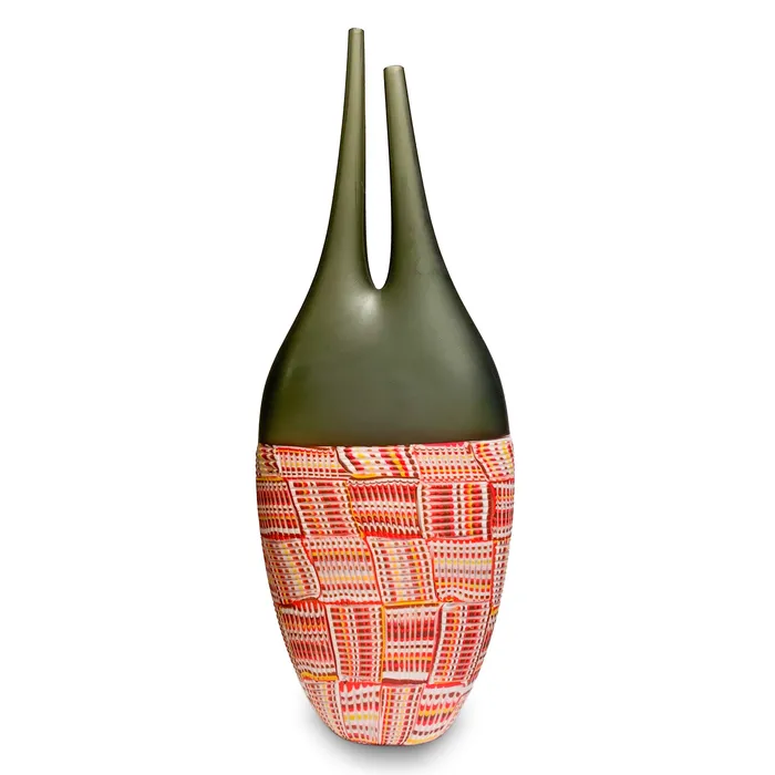 Davide Salvadore Earrings Sahara Vase 2 Murano Glass
