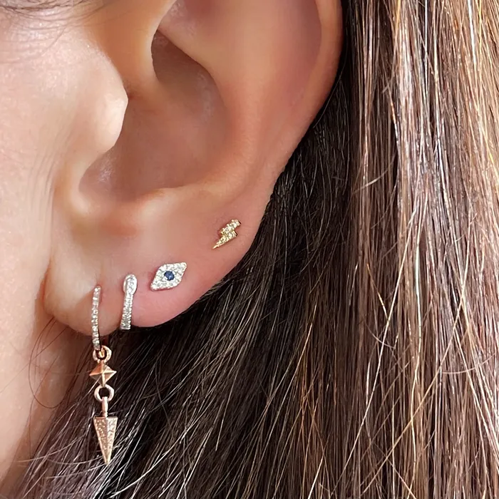 Earrings Evil Eye Stud Earrings NicoleHD Jewelry
