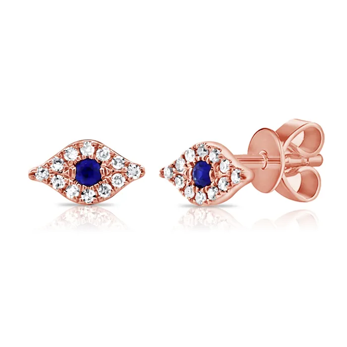 Earrings Evil Eye Stud Earrings NicoleHD Jewelry