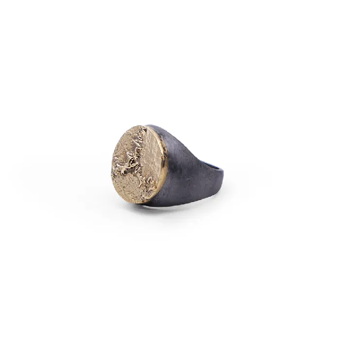 Earrings MARIA MARISCAL Anillo Suturas Craneo
