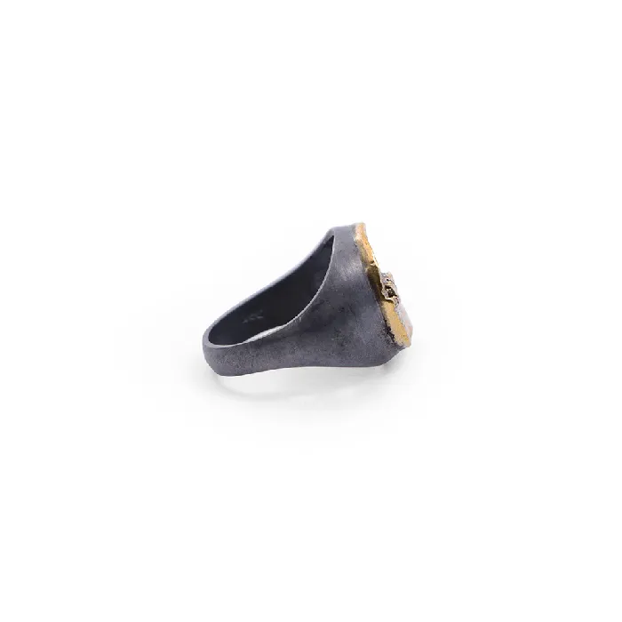 Earrings MARIA MARISCAL Anillo Suturas Craneo