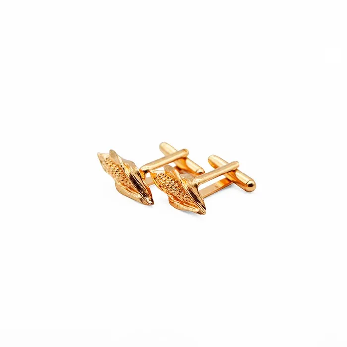 Earrings MARIA MARISCAL Hijos del Maiz mancuernillas doradas