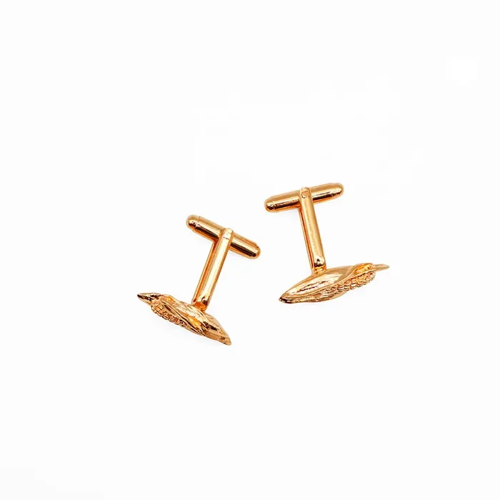 Earrings MARIA MARISCAL Hijos del Maiz mancuernillas doradas