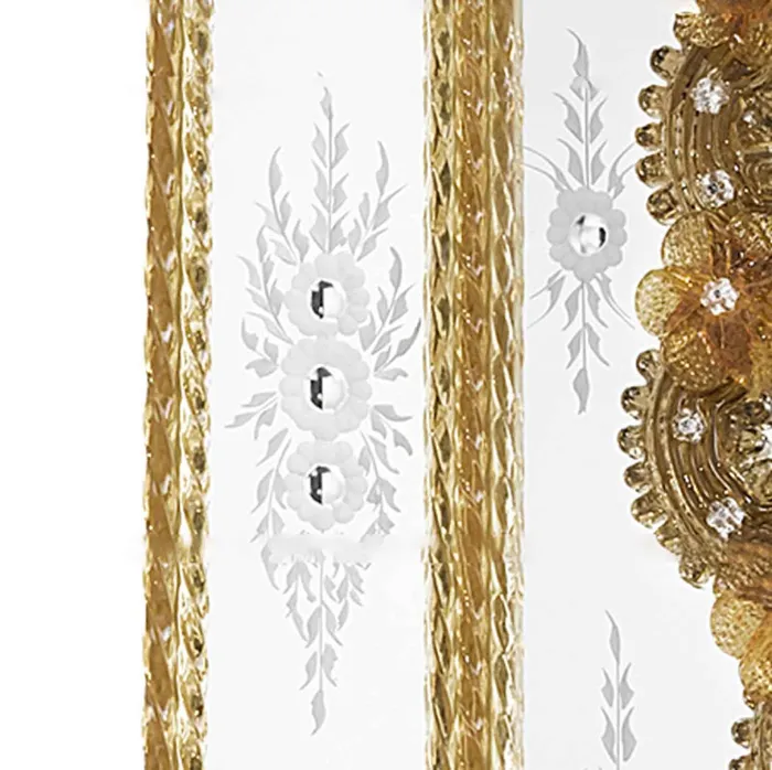 Earrings MuranoVItrum Home Decor Mirror 600 Line S MARCO Art 0130