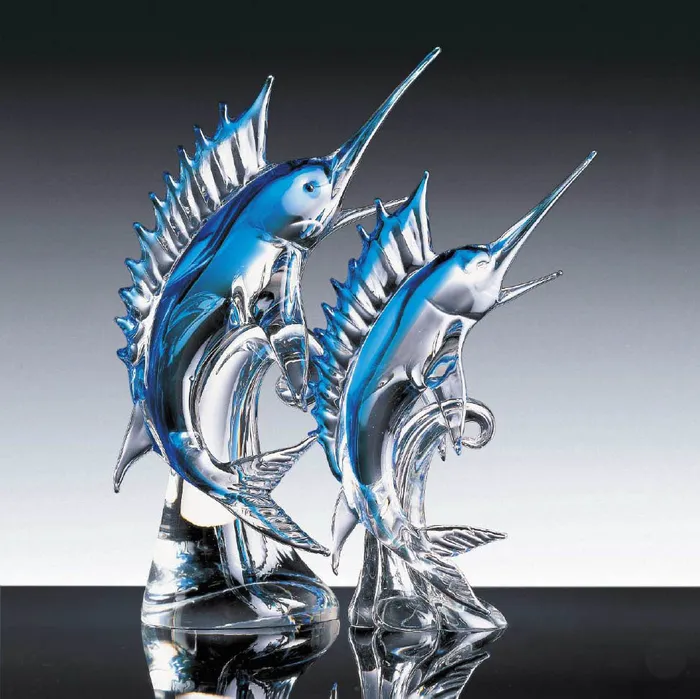 Earrings MuranoVitrum Sailfish 45 cm