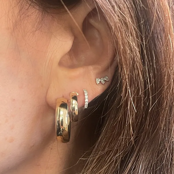 Earrings NicoleHD Jewelry 14k Gold Small Hoop Earring