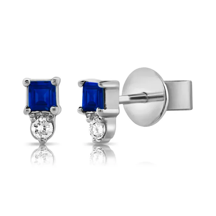 Earrings NicoleHD Jewelry Gemstone And Diamond Stud Earrings