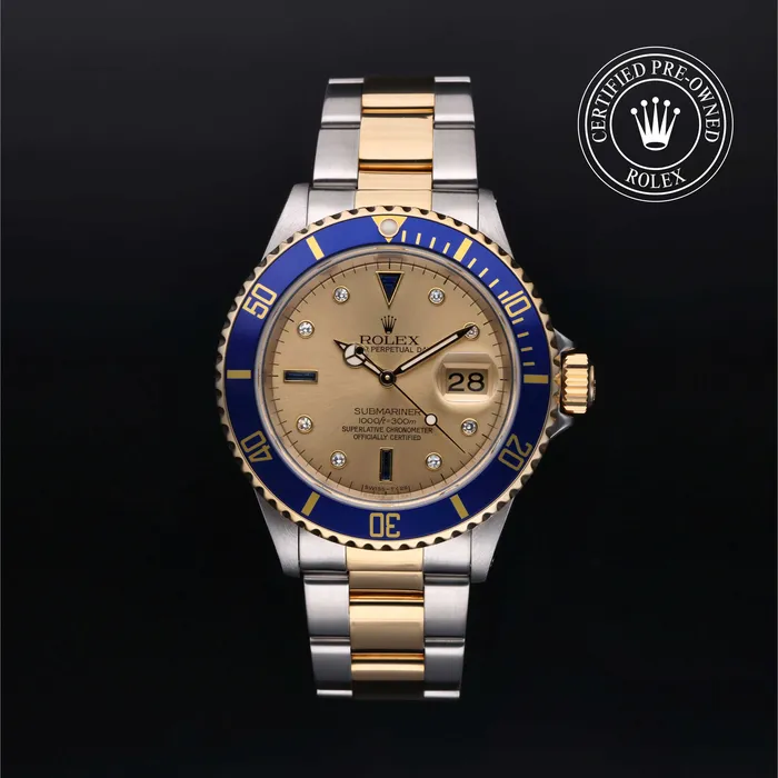 Earrings Rolex Certified PreOwned Oyster Perpetual Submariner Date