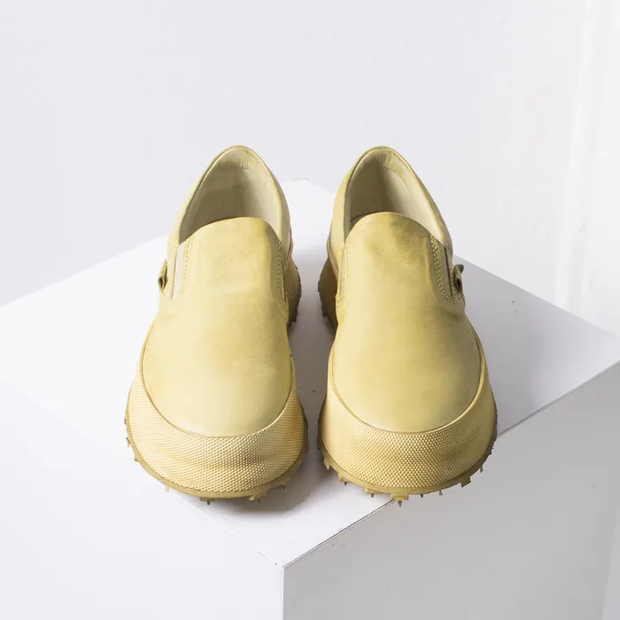 Earrings shoto Shoto Slip On Leather Sneaker pistachio