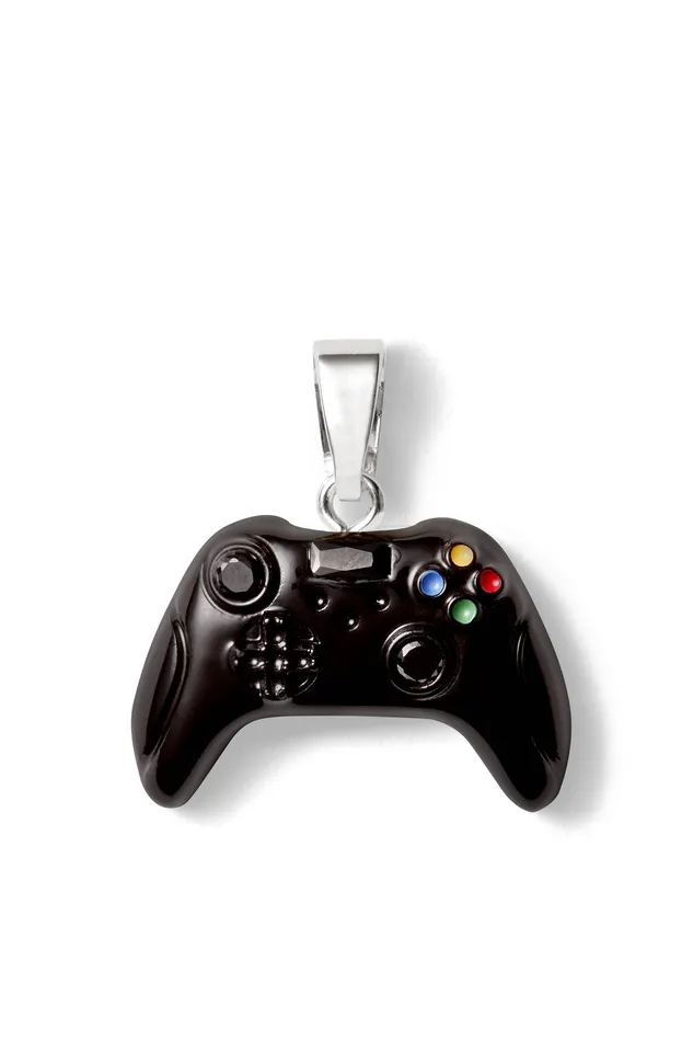Earrings The Gamer Silver Plated Classic connector Obsidian Crystal Haze Jewelry