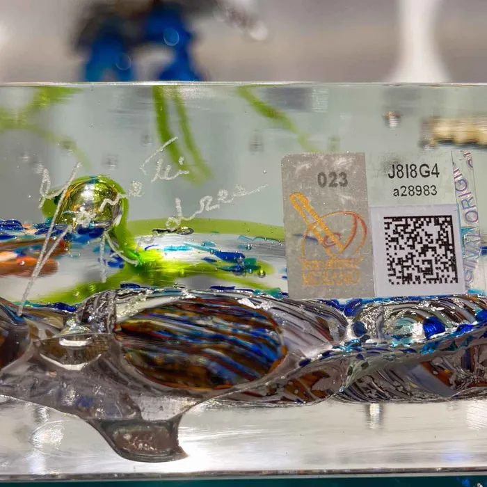 Earrings Zanetti Oscar Murano Glass Aquarium Model 1