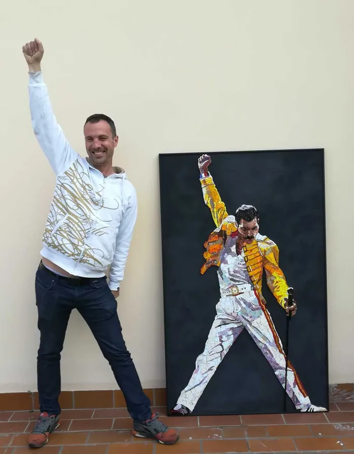 Emanuele Sari Earrings Freddie Mercury