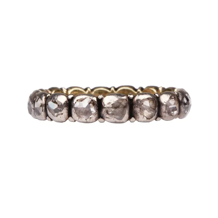 Georgian Diamond Eternity Baby Ring Bell Bird Antiques Rings