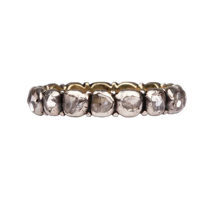Georgian Diamond Eternity Baby Ring Bell Bird Antiques Rings