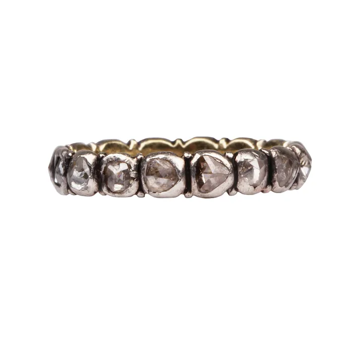 Georgian Diamond Eternity Baby Ring Bell Bird Antiques Rings