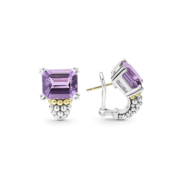 Glacier Amethyst Huggie Earring LAGOS Earrings