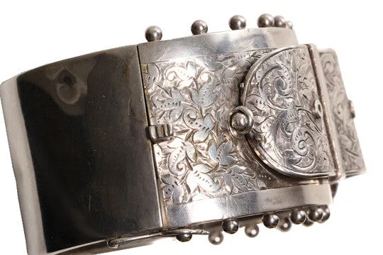 Hidden Locket Buckle Bangle Bell Bird Antiques Bracelets Hidden Locket Buckle Bangle Bell Bird Antiques Bracelets