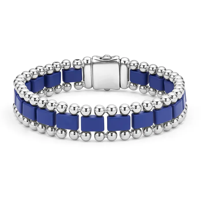 LAGOS Anthem Matte Ultramarine Ceramic Link Bracelet Bracelets