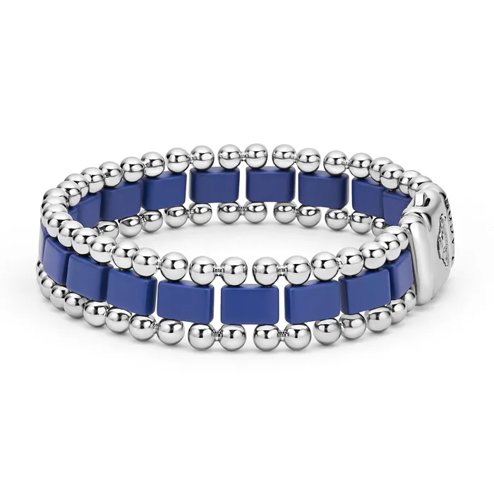 LAGOS Anthem Matte Ultramarine Ceramic Link Bracelet Bracelets