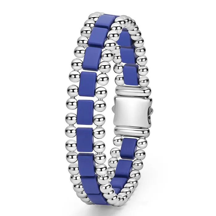LAGOS Anthem Matte Ultramarine Ceramic Link Bracelet Bracelets