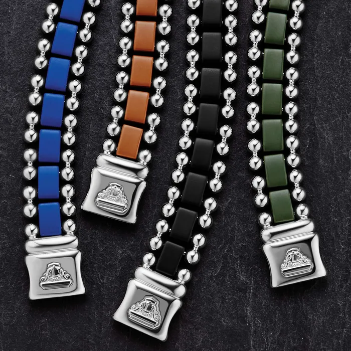 LAGOS Anthem Matte Ultramarine Ceramic Link Bracelet Bracelets