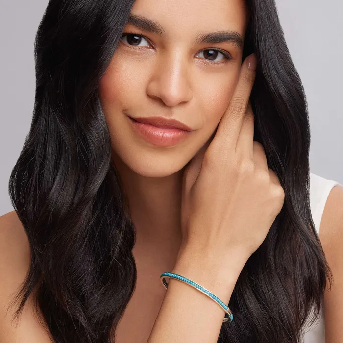 LAGOS Bracelets Caviar Icon Turquoise Bangle
