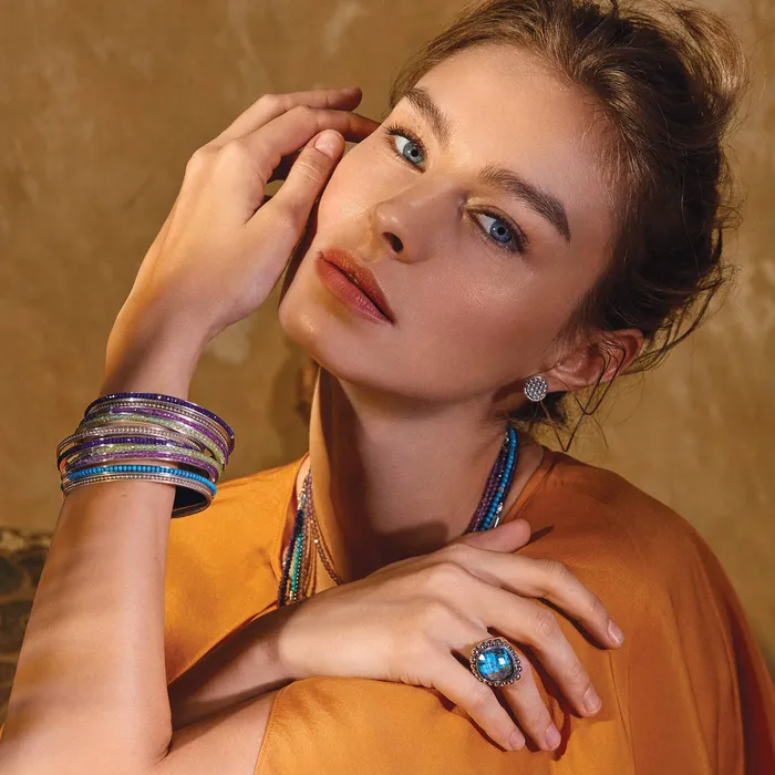 LAGOS Bracelets Caviar Icon Turquoise Bangle