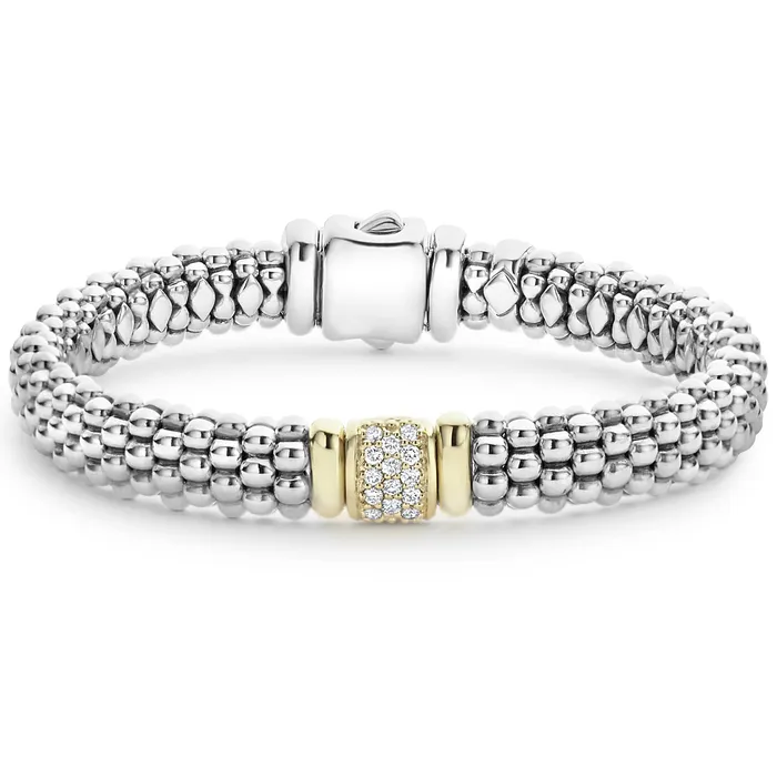 LAGOS Bracelets Caviar Lux Diamond Caviar Bracelet 9mm