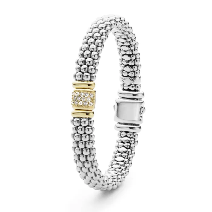 LAGOS Bracelets Caviar Lux Diamond Caviar Bracelet 9mm