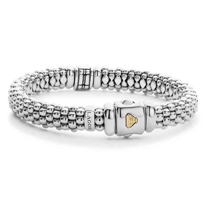 LAGOS Bracelets Caviar Lux Diamond Caviar Bracelet 9mm