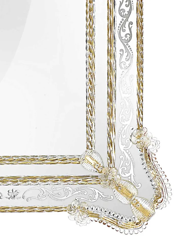 Mirror 600 Line SGIORGIO Art 0179 MuranoVItrum Home Decor Earrings