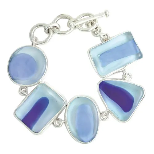 Nanni Gabriella Bracelet Eclisse Collection Murano Glass And Sterling Silver Bracelets Nanni Gabriella Bracelet Eclisse Collection Murano Glass And Sterling Silver Bracelets