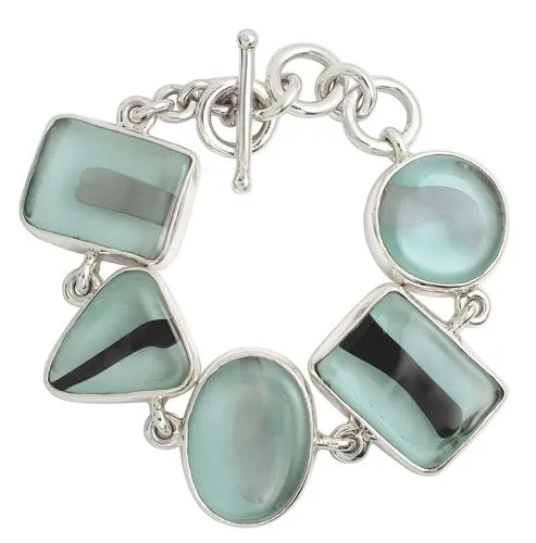 Nanni Gabriella Bracelet Eclisse Collection Murano Glass And Sterling Silver Bracelets Nanni Gabriella Bracelet Eclisse Collection Murano Glass And Sterling Silver Bracelets