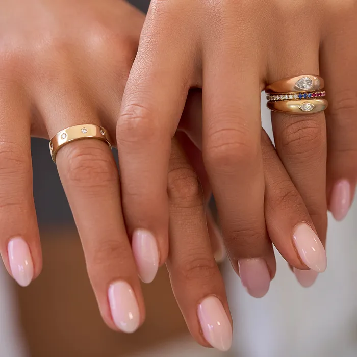 NicoleHD Jewelry Rings Gold And Pear Shape Diamond Ring